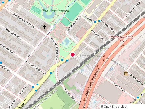 Location of In Residence at 4654 Rue Sainte-Catherine O, Westmount