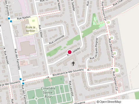 Location of Inc at 1641 Rue Taillefer, Laval