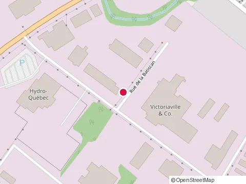 Location of Industrie Cbm Inc at 435 Rue de la Jacques Cartier, Victoriaville