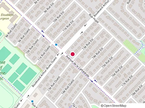 Location of Industries Victor Lepage at 32 13E Rue E, Rimouski