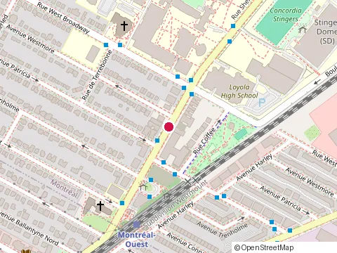 Location of Infinithe at 7363 Sherbrooke St W, Montréal