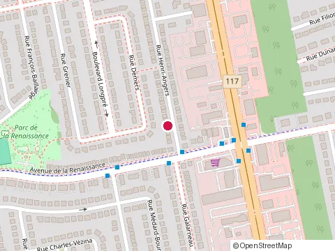 Location of Infoben Service Informatique at Rue Henri Angers 243, Laval