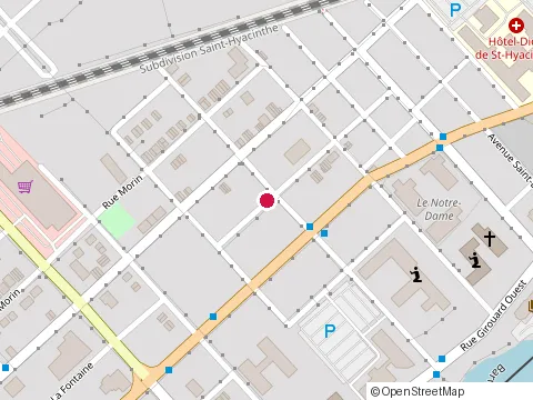 Location of Innovation Peinture M Frappier at 2484 Rue Lafontaine, Saint-Hyacinthe