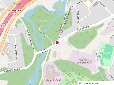 Location of Innovations Bois Concept at 2795 Rue Rolland, Sainte-Adèle
