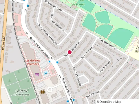 Location of Inoventis Inc at 2081 Bd René-Gaultier, Varennes
