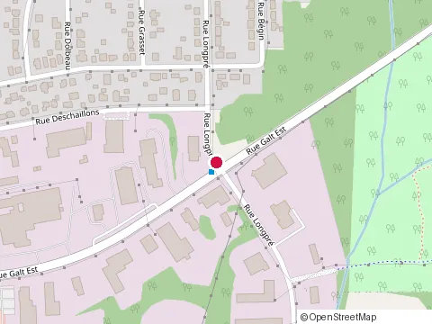 Location of Inox Concept Estrie Inc. at 1211 Rue Galt E, Sherbrooke