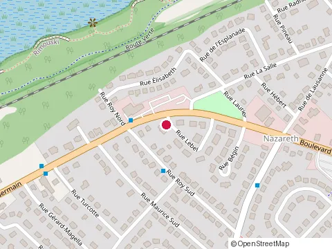 Location of Inspection Bsl at 511 Rue Lebel, Rimouski