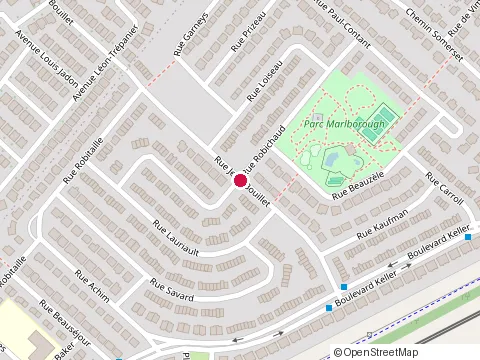 Location of Inspection Dat Enr at 3300 Jean-Bouillet Rue, Saint-Laurent
