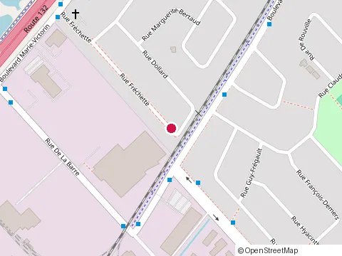 Location of Inspection Jb at 24 Rue Fréchette, Boucherville