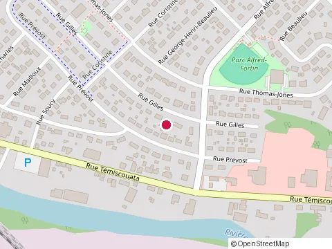 Location of Installation Michaud Andre at 37 Rue Coristine, Rivière-du-Loup