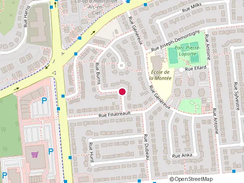 Location of Installation Pascal Pilon 9216286 Canada Inc at 480 Rue Burns, Gatineau