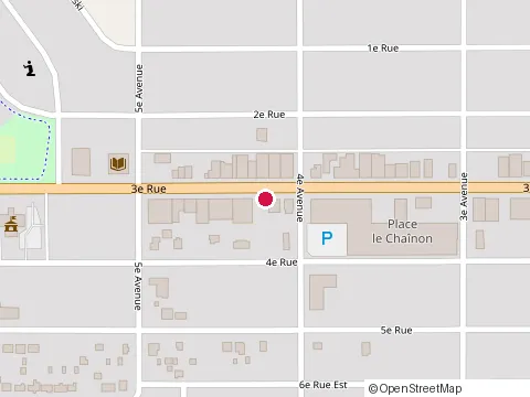 Location of Installations A C at 553 3E Rue, Chibougamau