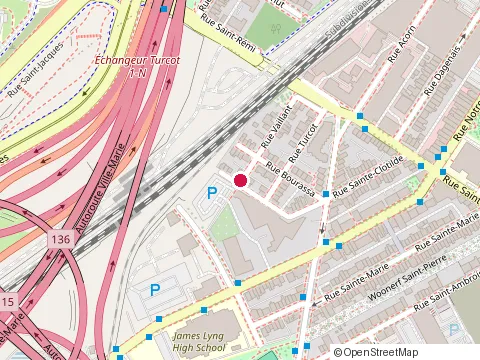 Location of Installations Alain Sauvé Inc. at 5231 Rue Vaillant, Montréal