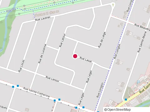 Location of Installations Brosseau Inc at 50 Rue de Liege, Saint-Constant