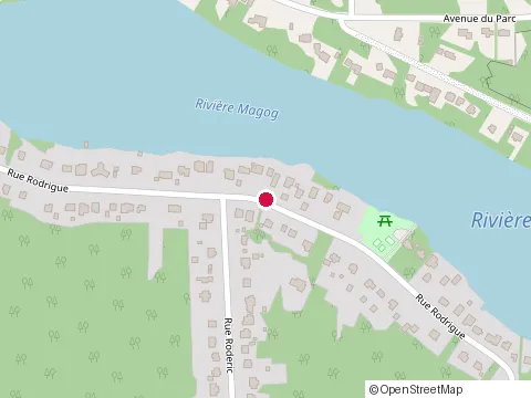 Location of Installations Électriques Duplessis Inc, les at 5869 Rue Rodrigue, Sherbrooke