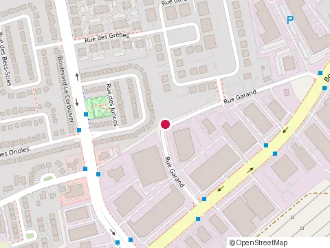 Location of Installations Progival at 4520 Rue Garand, Laval