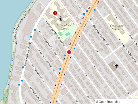 Location of Installations Rigali Inc at 10946 avenue du Parc-Georges, Montreal-Nord