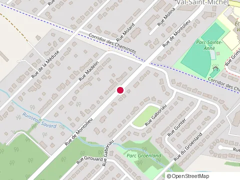 Location of Installe Pro Vitres d'Autos at 1311, Rue de Montolieu, Québec