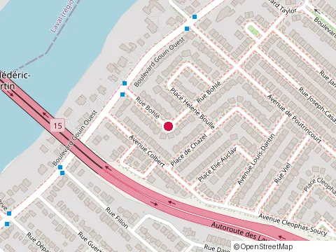 Location of Institut Cema Musique at 3440 Rue Bohle, Montréal