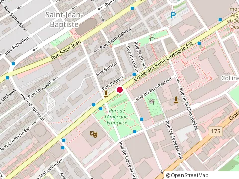 Location of Institut Cleo Enr at 590 boulevard Rene-Levesque O, Québec