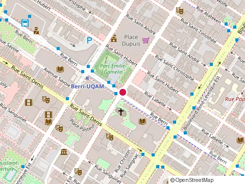 Location of Institut d'Études Internationales de Montréal (I Eim) at Universite du Quebec A Montreal 400 Rue Sainte-Catherine E Bureau A-1540, Montréal