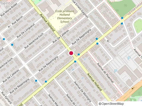 Location of Institut de Beaute Caroline Royer at 980 avenue Holland, Québec