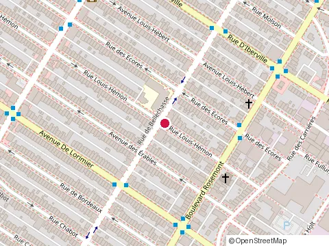 Location of Institut de Beaute Danielle at 5955 Rue Louis-Hemon, Montréal