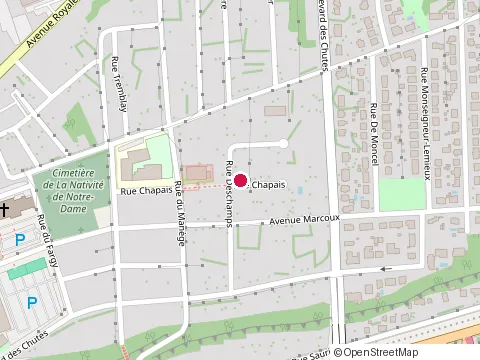Location of Institut de Beaute J Gamache at 30 Rue Chapais, Québec