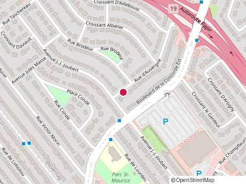 Location of Institut de Beaute Nancy St-Gelais at 1920 Rue d'Auvergne, Laval