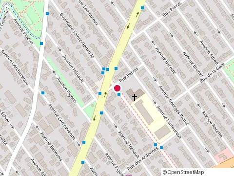 Location of Institut de Formation Humaine Integrale de Montreal at 11891 Sainte-Gertrude Blvd, Montreal-Nord
