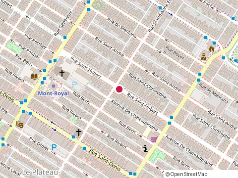 Location of Institut de Formation Linguist at 4307 Rue Saint-Hubert, Montréal
