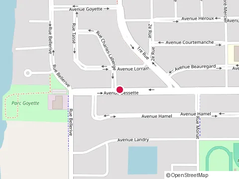 Location of Institut de Relation d'Aide Humaniste (Irah) at 90 avenue Bessette, Saint-Jean-sur-Richelieu
