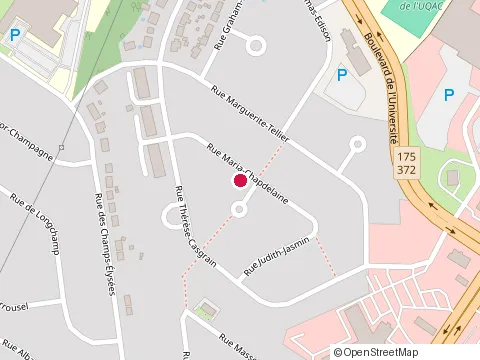 Location of Institut Grapho-Logique Enr. at 980 Rue Marie-Curie, Chicoutimi