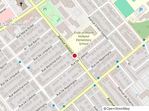 Location of Institut Linguistique Appliquee de Quebec (Logibec) at 930 avenue Holland, Québec