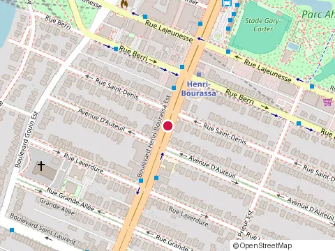 Location of Institut Médialangues International Inc. at Boulevard Henri-Bourassa Ouest 323, Montréal
