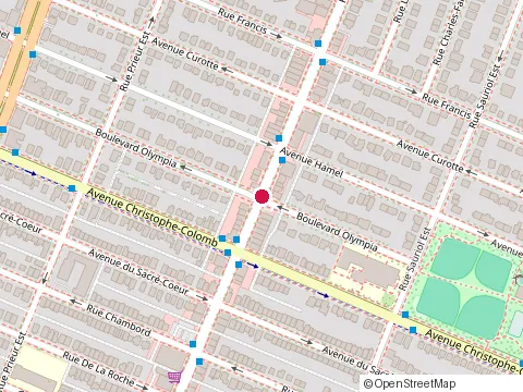 Location of Institut Yolanta Latala at 1423 Rue Fleury E # 102, Montréal