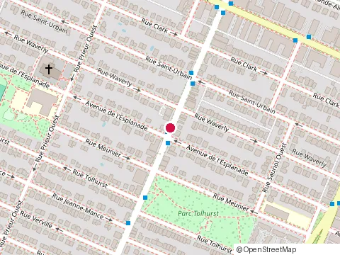 Location of Institut-Beaute Corps & Ame at 167 Rue Fleury O, Montréal