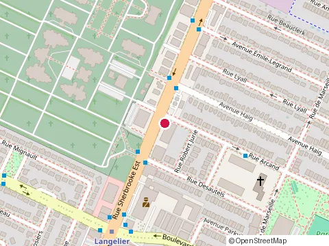 Location of Institute Training Istam at 6774 Sherbrooke St E, Montréal