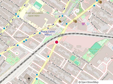 Location of Instruction Essentielle at 254 Rue Saint-Ferdinand, Montréal