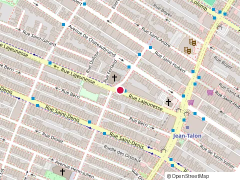 Location of Intact Corporation Financière at 7294 Rue Lajeunesse, Montréal