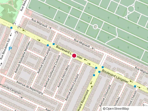 Location of Intact Insurance at 1000 7101 Jean Talon Street East, Anjou