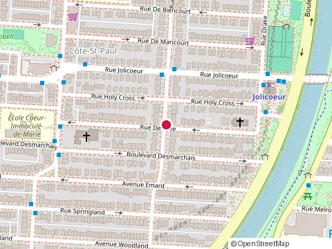 Location of Integral Martial Arts Academy Mtl at 1465 Rue de Sève, Montréal