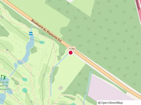 Location of Inter-Cité Construction Ltée at 205 boulevard du Royaume E, Chicoutimi