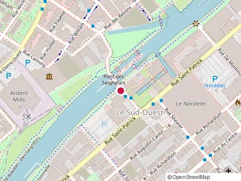 Location of Intrigues Urbaines at 1720 Rue du Canal, Montréal