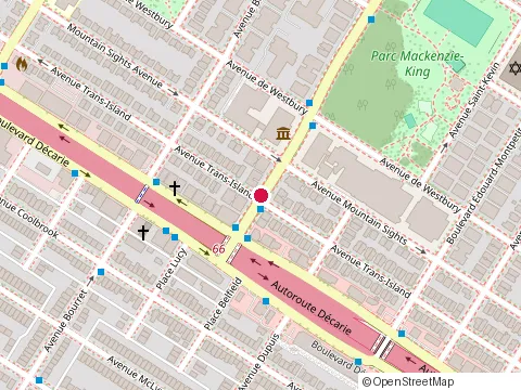 Location of Iris Assurances at 5532 Trans Island Ave, Montréal