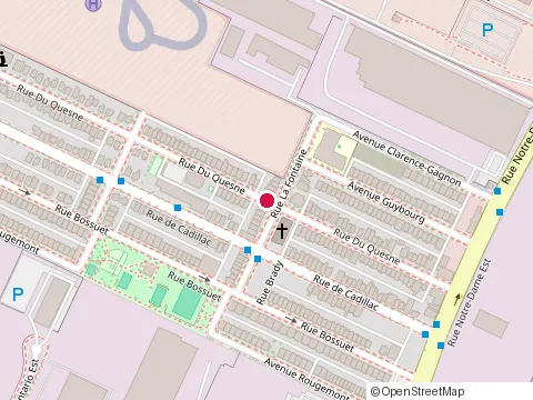 Location of Iron Jay Renovation at 1882 Rue du Quesne, Montréal