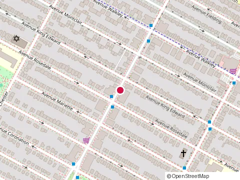 Location of Island Pride Restaurant at 6803 avenue Fielding, Montréal