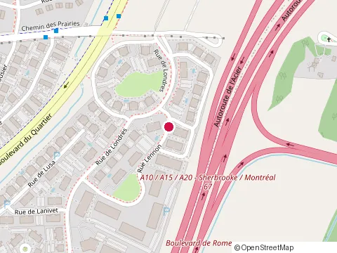 Location of Isocork Inc. at 2850 Matte Local A, Brossard