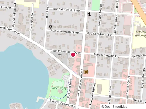 Location of Isolants Pro at 8 Rue Préfontaine E, Sainte-Agathe-des-Monts