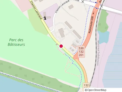 Location of Isolation C Gill at 28-695 chemin Larocque, Salaberry-de-Valleyfield